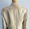 Le Suit Polyester Skirt Suit Size 8 Champagne Lined Shawl Collar Wrap 2PC New