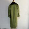 St Anthony Polyester Dress Suit Size 14 Green Black Faux fur Collar Midi 2PC