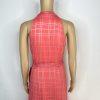 Chetta B Women Maxi Summer Dress Size 6 Coral Sleeveless Belted Halter New