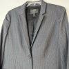 J.CREW 1035 Super 120's Blazer Size 10T Gray Striped Lined 1 vent Business