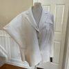 John Meyer Polyester Pant Suit Size 22W White Notch Collar 2 Piece Women New