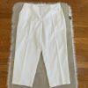 John Meyer Polyester Pant Suit Size 22W White Notch Collar 2 Piece Women New