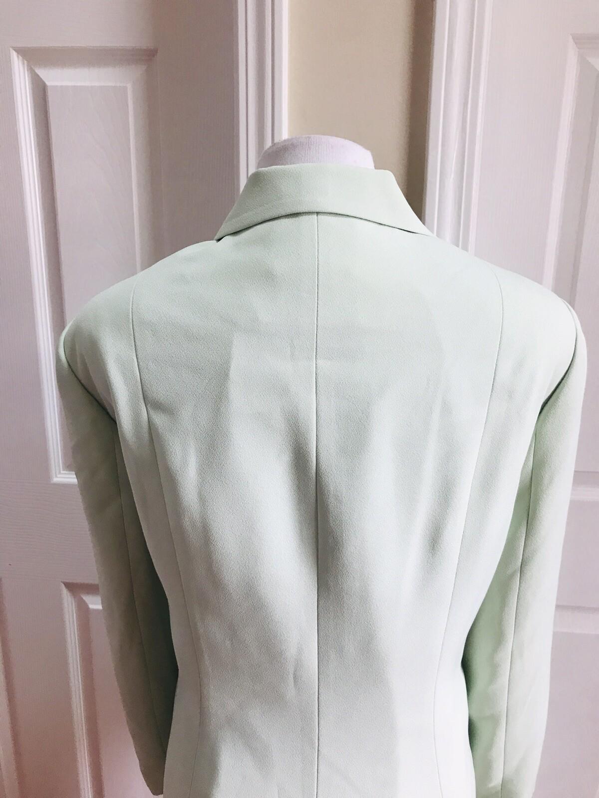 STELLA LOUISE For KB  Women 2 PC Stunning Aquamarine Beaded Skirt Suit Size 14W