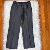 New JONES WEAR 2PC Black Polyester Rayon Lined Notch Collar Pant Suit Size 8