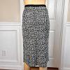 JONES NEW YORK Women 2PC  Black White Knit Stretch Skirt Top Size S