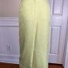 Le Suit Women Polyester Skirt Suit Size 24W Green Lined Short Sleeves 2PC