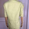 Le Suit Women Polyester Skirt Suit Size 24W Green Lined Short Sleeves 2PC
