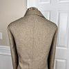 10-2411.jpg Le Suit Polyester Pant Suit Scarf Size 18 Peanut Notch Collar 3PC Faux pockets