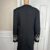 BEN MARC INT Women Polyester Skirt Suit Size 14 Embroidered Collarless 2PC