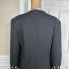 BEN MARC INT Women Polyester Skirt Suit Size 14 Embroidered Collarless 2PC