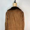 10-2440.jpg Gallery Women Suede Size M Faux Fur Sherpa Lined Maxi Overcoat Penny Lane