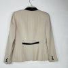 GARFIELD & MARKS Polyester Skirt Suit 6 Beige Striped Texture Lined Business 2PC