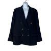 Lauren Ralph Lauren Black Label Wool Double Breasted 16 Navy Old Money Timeless