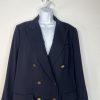 Lauren Ralph Lauren Black Label Wool Double Breasted 16 Navy Old Money Timeless