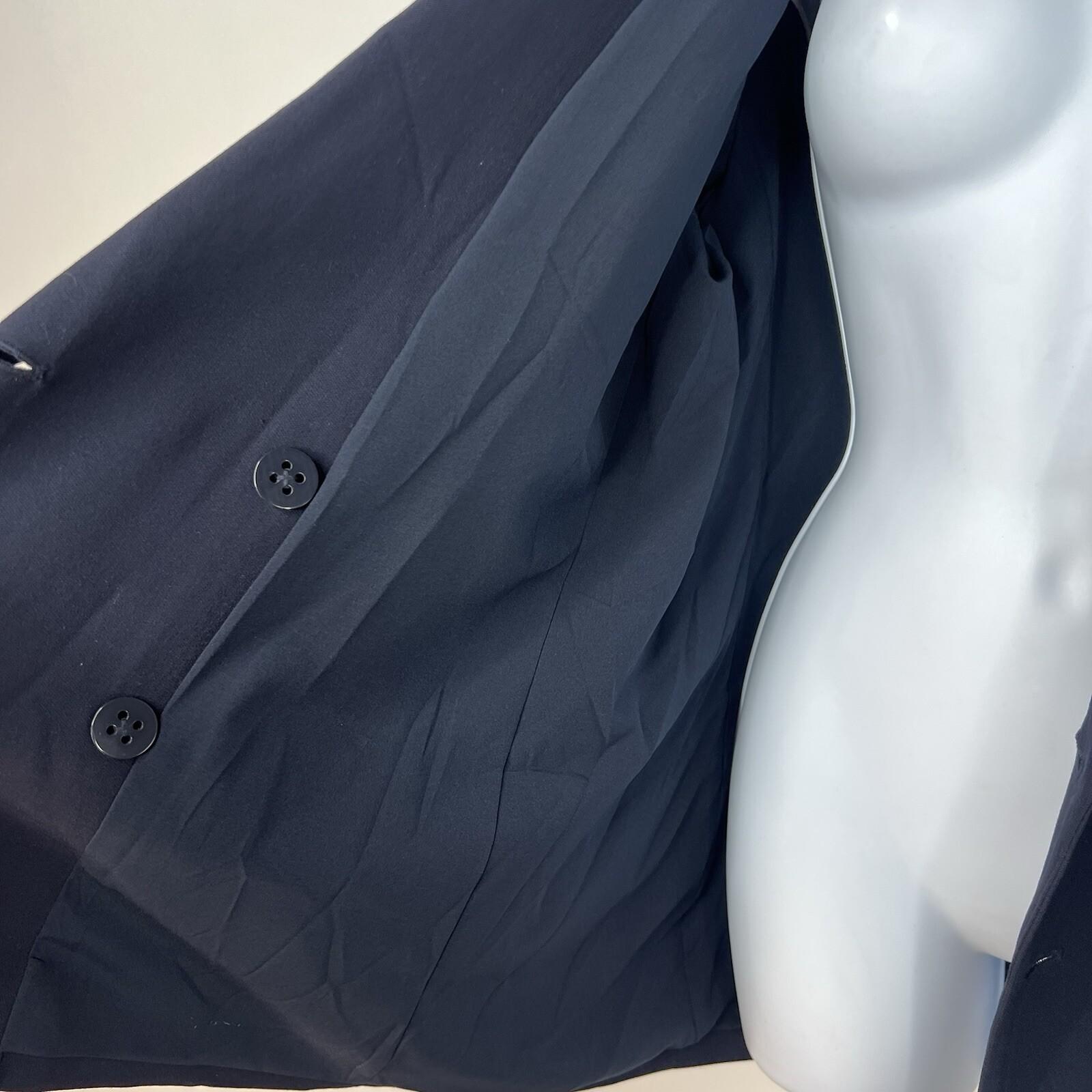 Lauren Ralph Lauren Black Label Wool Double Breasted 16 Navy Old Money Timeless