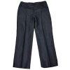 New LE SUIT Black Polyester Lined Straight Pant Size 14 MSRP 9