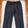 New LE SUIT Black Polyester Lined Straight Pant Size 14 MSRP 9