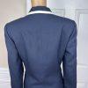 LE SUIT 1PC Navy Blue White Single Breasted Polyester Lined Blazer Size 8P
