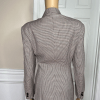 TAHARI Vtg Multicolor Wool Rayon Lined Double Breasted Business Blazer Size 10