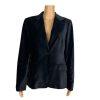 Anne Klein Women Velour Blazer Size 10 Lined Single Breasted Career 1PC