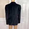 Anne Klein Women Velour Blazer Size 10 Lined Single Breasted Career 1PC