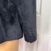 Anne Klein Women Velour Blazer Size 10 Lined Single Breasted Career 1PC