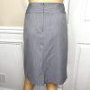 Anne Klein Rayon Blend Skirt 12P Suit 10P Pale Gray Notch Collar Lined 2PC New