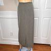 New LARRY LEVINE 2PC Army Green Polyester Rayon Spandex Belted Skirt Suit SZ 18