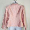 10-2565.jpg Le Suit Women Polyester Skirt Suit Size 14P Rose Notch Collar Lined Pockets 2PC