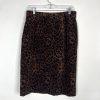 Kasper ASL Polyester Skirt Suit 12 Black Dark Brown Lined Timeless 2PC Pockets