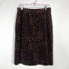 Kasper ASL Polyester Skirt Suit 12 Black Dark Brown Lined Timeless 2PC Pockets