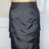 Adrianna Papell Evening Skirt Size 10 Back Zipper Lined Layers Maxi Formal