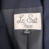 LE SUIT 1PC Navy Blue White Single Breasted Polyester Lined Blazer Size 8P