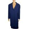 GARFIELD & MARKS 2PC Blue Polyester Triacetate Lined Mid Skirt Suit Size 16
