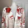 TAHARI ASL Women Multicolor Polyester Stretch Mid Length Blazer Size 22W