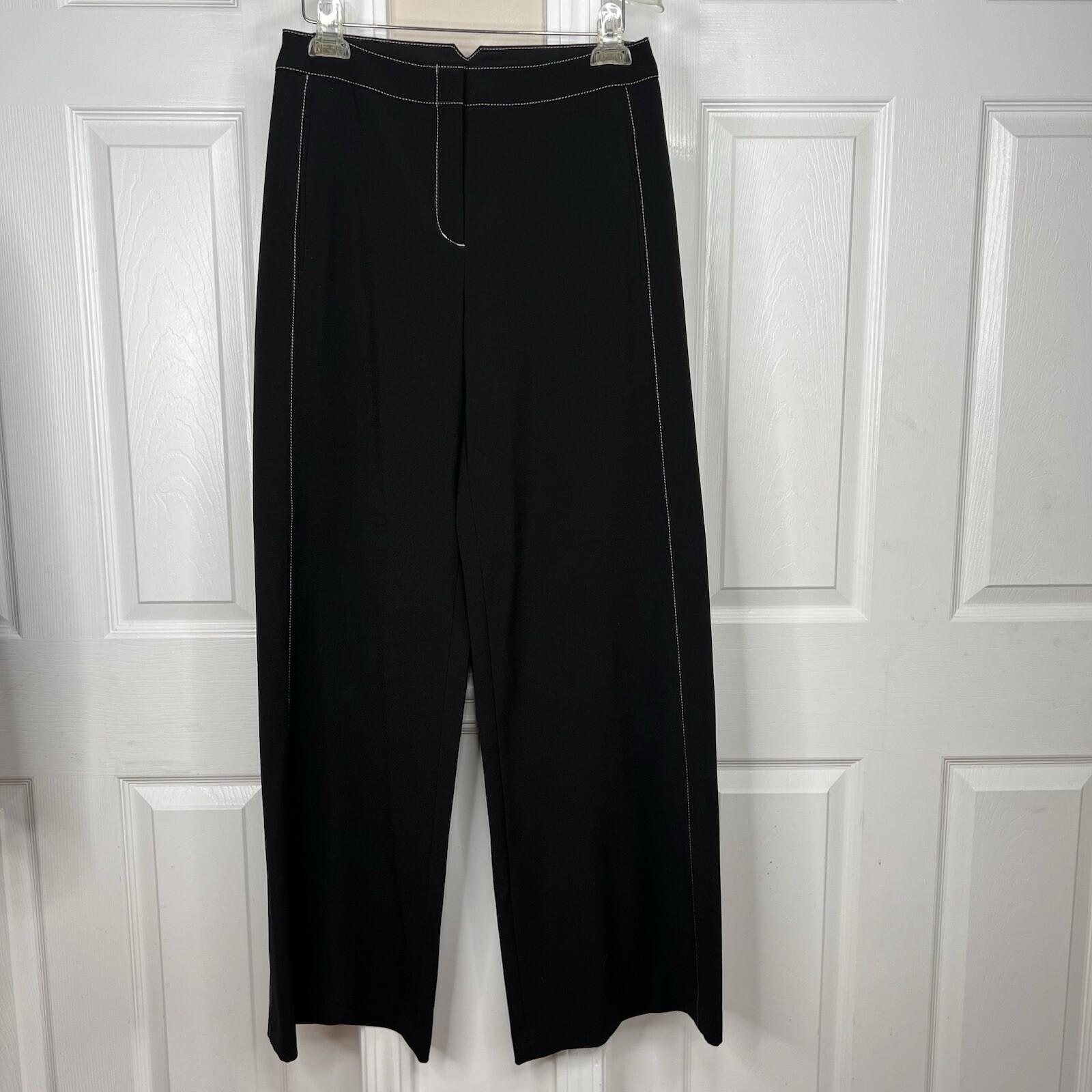 BCBG Maxazria Polyester Rayon Stretch Pant S Suit XS Stiches Detail 2PC