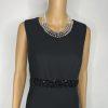 John Roberts vintage dress 12 embellished sleeveless beaded Party Cocktail