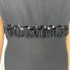 John Roberts vintage dress 12 embellished sleeveless beaded Party Cocktail
