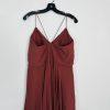 Jenny Yoo Collection Chiffon Maxi Dress Gown Size 10 Spaghetti Strap Bridesmaid