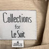 10-28.png Collections For Le Suit Polyester Rayon Blazer Suit Size 6 Beige Gold Lined