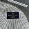 Brook Brothers Wool Stretch Men Blazer 44R Explorer Regent Fit Gray Pinstriped