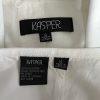 Kasper Women Polyester Skirt Suit Size 10 White Flared Notch Collar Lined 2PC