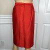 EY Signature Polyester Skirt Suit Size 20W Red Shawl Collar Cocktail 2PC New