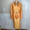 Terramina Polyester Skirt Suit 20 Merigold Beaded Lined Cocktail Formal 2PC New