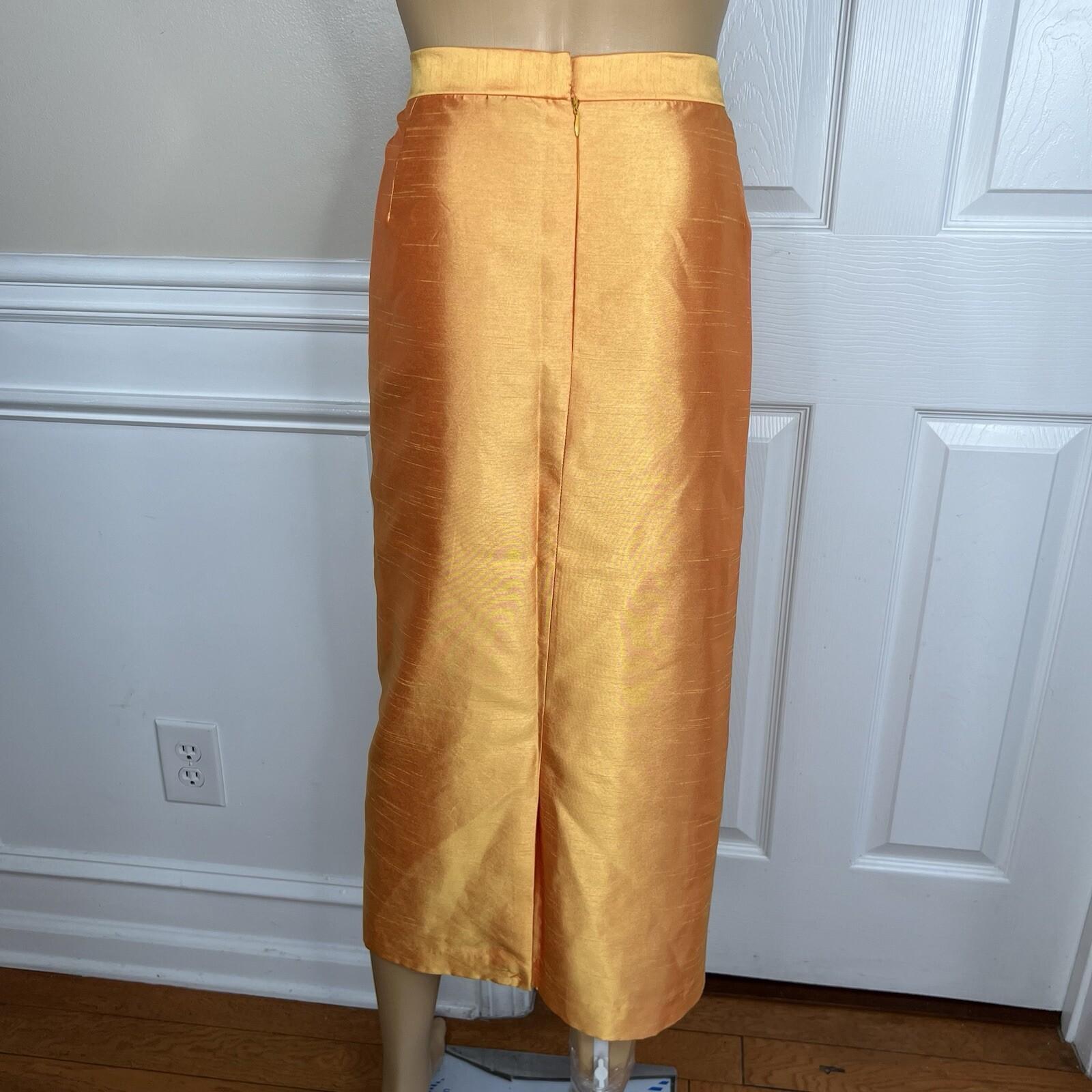 Terramina Polyester Skirt Suit 20 Merigold Beaded Lined Cocktail Formal 2PC New