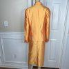 Terramina Polyester Skirt Suit 20 Merigold Beaded Lined Cocktail Formal 2PC New
