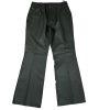 10-2874.jpg Newport News Jeanology Women Leather Pant Size 12 Green Lined Straight