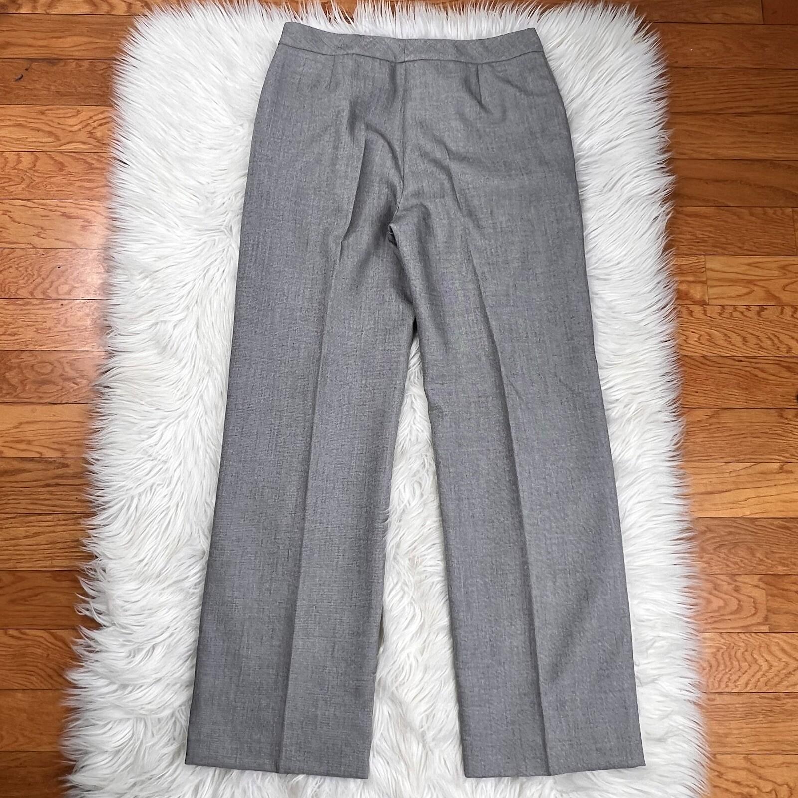 Suit Studio Polyester Pant Suit Size 4P Light Gray Pockets Shawl Collar 2PC