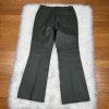 10-2881.jpg Newport News Jeanology Women Leather Pant Size 12 Green Lined Straight