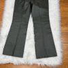 10-2882.jpg Newport News Jeanology Women Leather Pant Size 12 Green Lined Straight